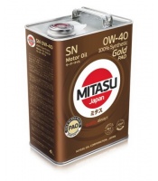 MJ-104 MITASU GOLD PAO SN 0W-40 100% Synthetic