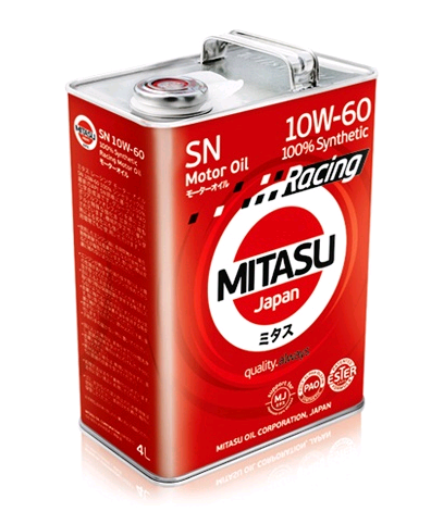 MJ-116 MITASU RACING MOTOR OIL SN 10W-60 100 % Synthetic