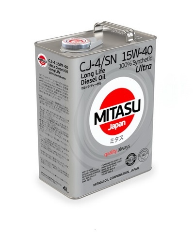 MJ-214 MITASU ULTRA DIESEL CJ-4/SN 15W-40 100% Synthetic