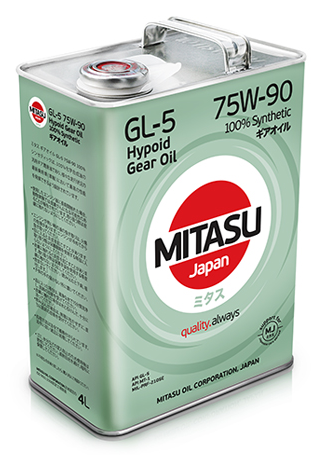 MJ-410 MITASU GEAR OIL GL-5 75W-90 100% Synthetic