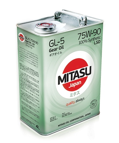 MJ-411 MITASU GEAR OIL GL-5 75W-90 LSD 100% Synthetic