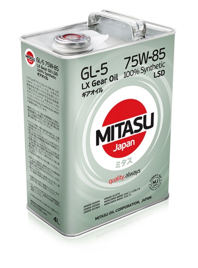 MJ-415 MITASU LX GEAR OIL GL-5 75W-85 LSD 100% Synthetic