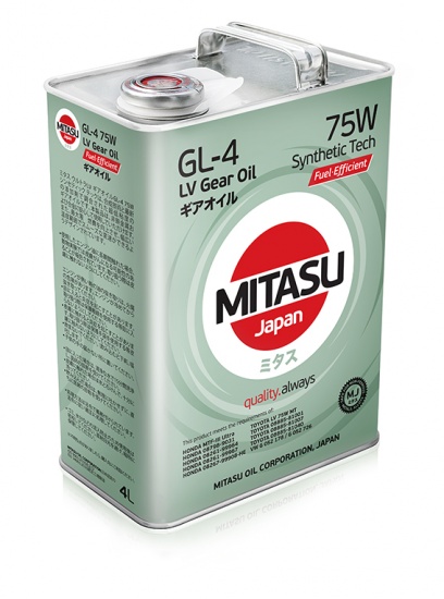 MJ-420 MITASU ULTRA LV GEAR OIL GL-4 75W Synthetic Tech