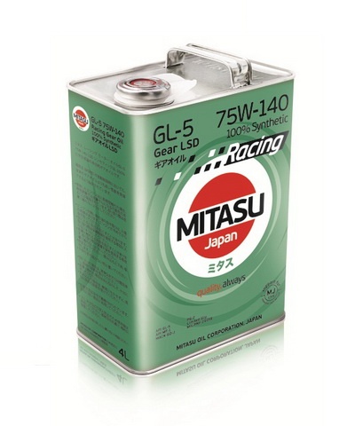 MJ-414 MITASU RACING GEAR OIL GL-5 75W-140 LSD 100% Synthetic