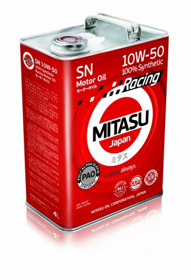 MJ-115 MITASU RACING MOTOR OIL SN 10W-50 100 % Synthetic