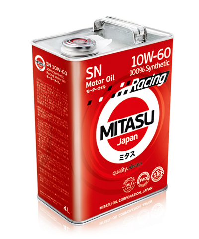 MJ-116 MITASU RACING MOTOR OIL SN 10W-60 100 % Synthetic