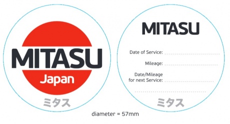 MITASU SERVICE STICKERS