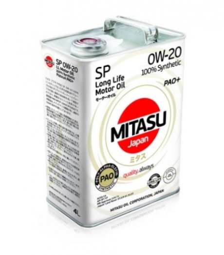 MJ-110 MITASU PAO SP 0W-20 100% Synthetic
