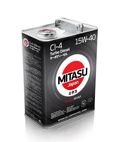 MJ-231 MITASU HD TURBO DIESEL CI-4 15W-40